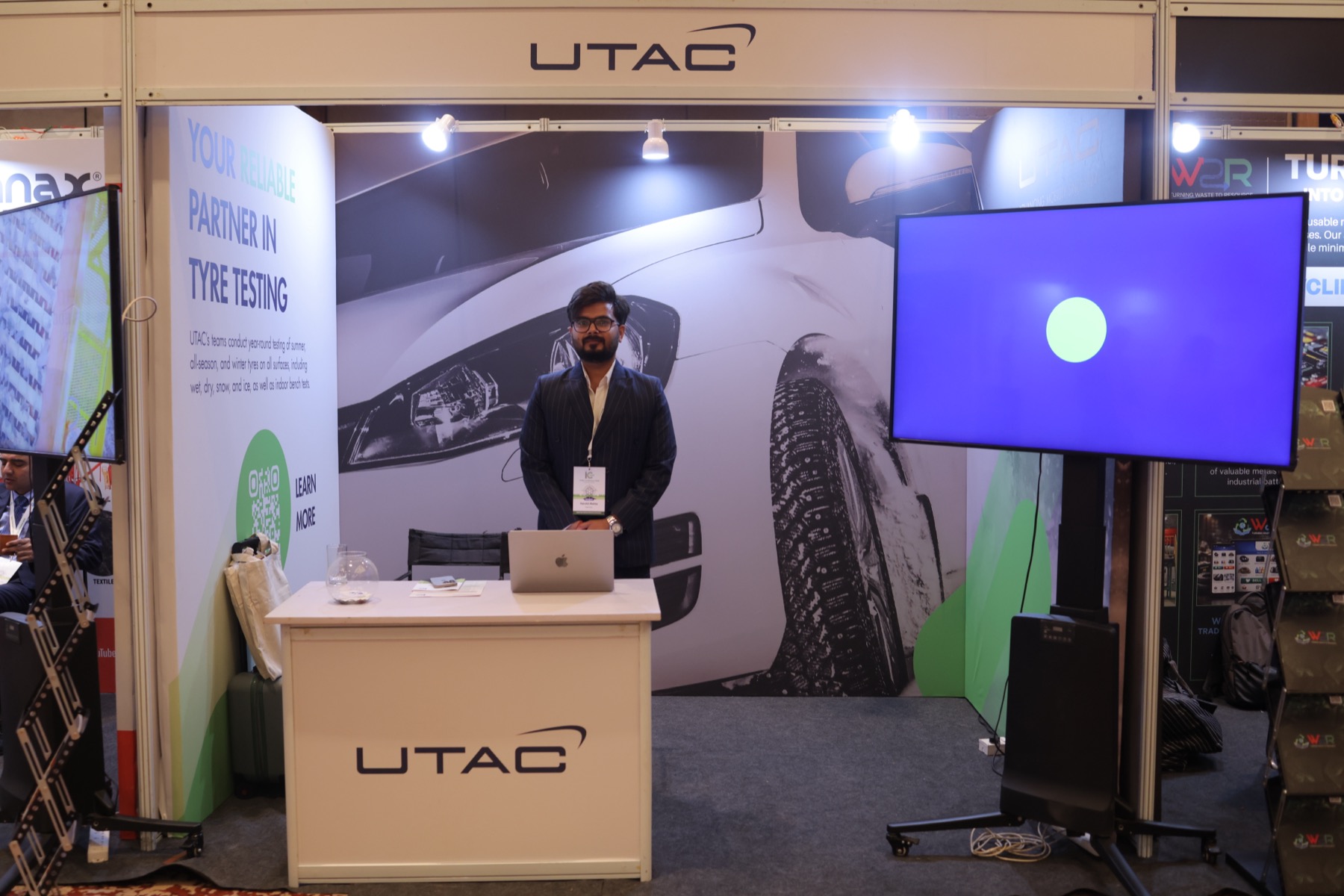 UTAC tyre testing booth at the Euro 7 programme